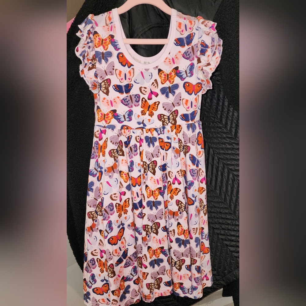 Little Sleepies Butterfly Kisses Twirl Dress